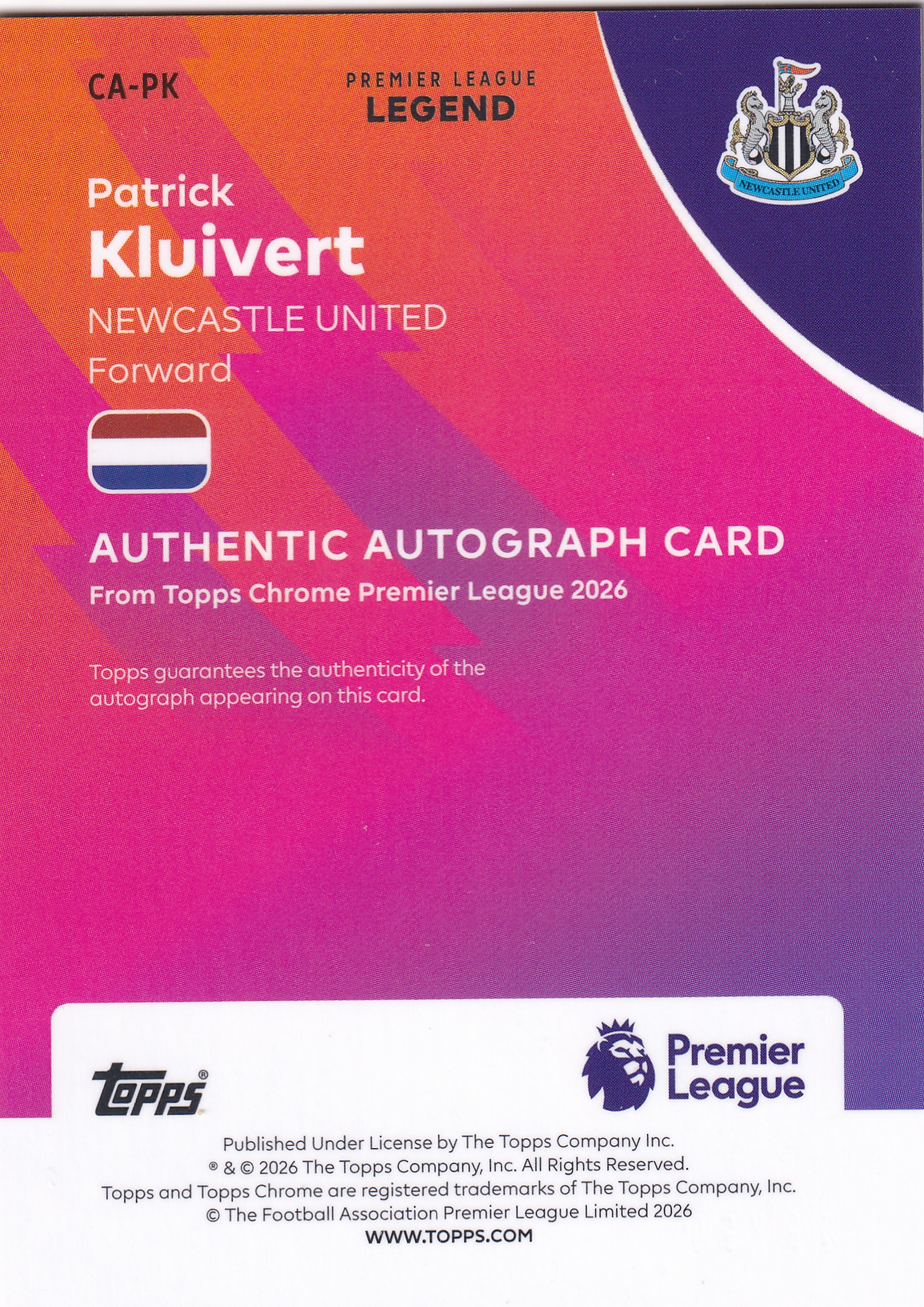 Patrick Kluivert Auto
