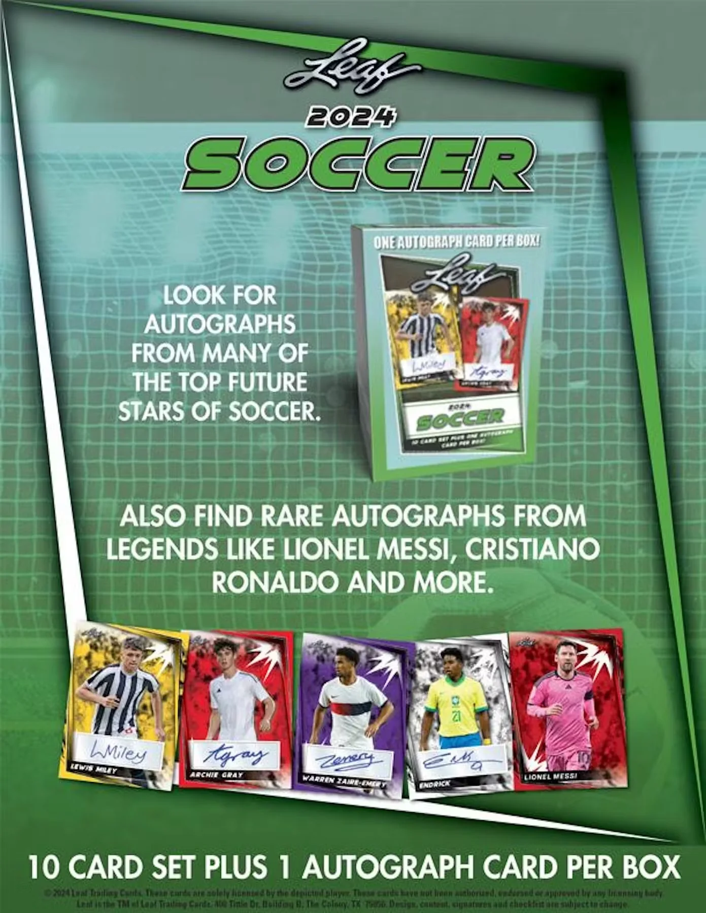 Leaf Soccer 2024 Blaster (Guaranteed Auto)