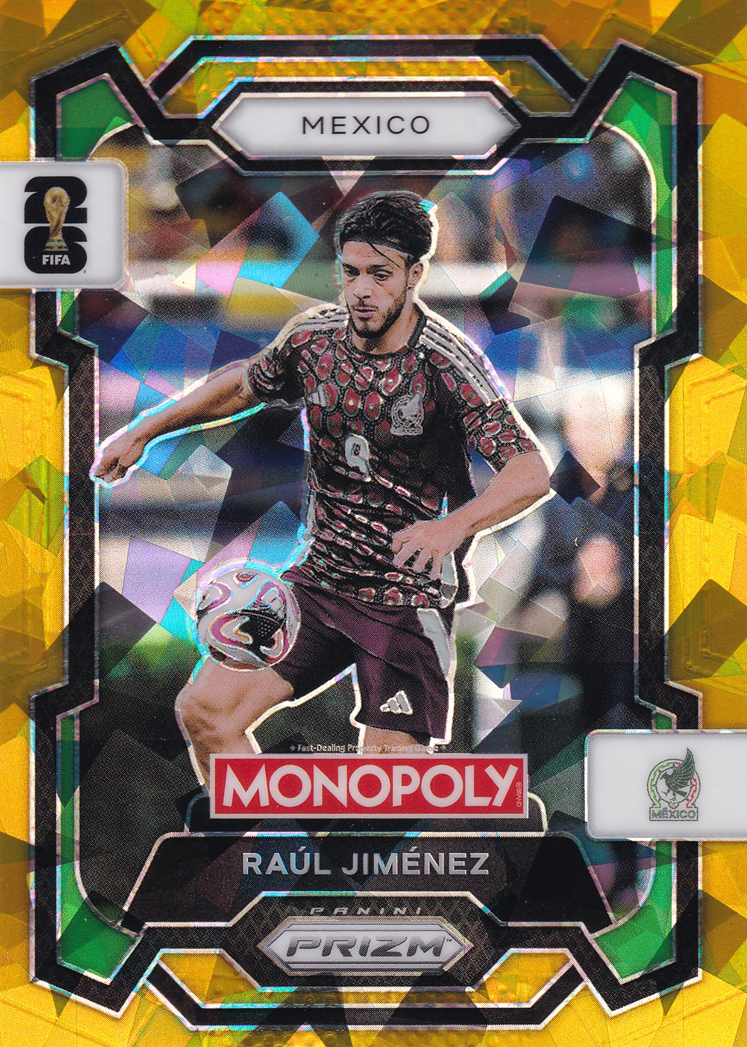 Raul Giminez Gold Cracked Ice Prizm