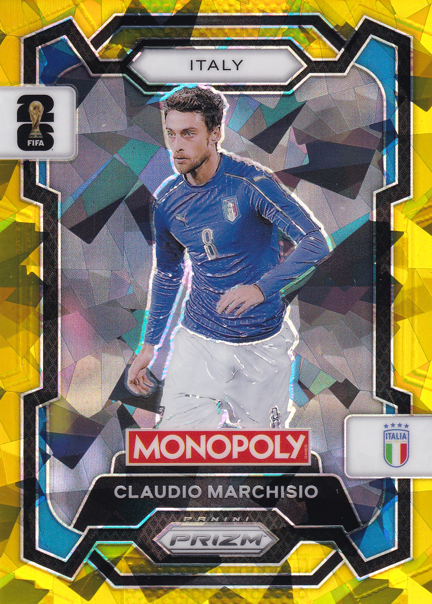 Claudio Marchisio Gold Cracked Ice Prizm