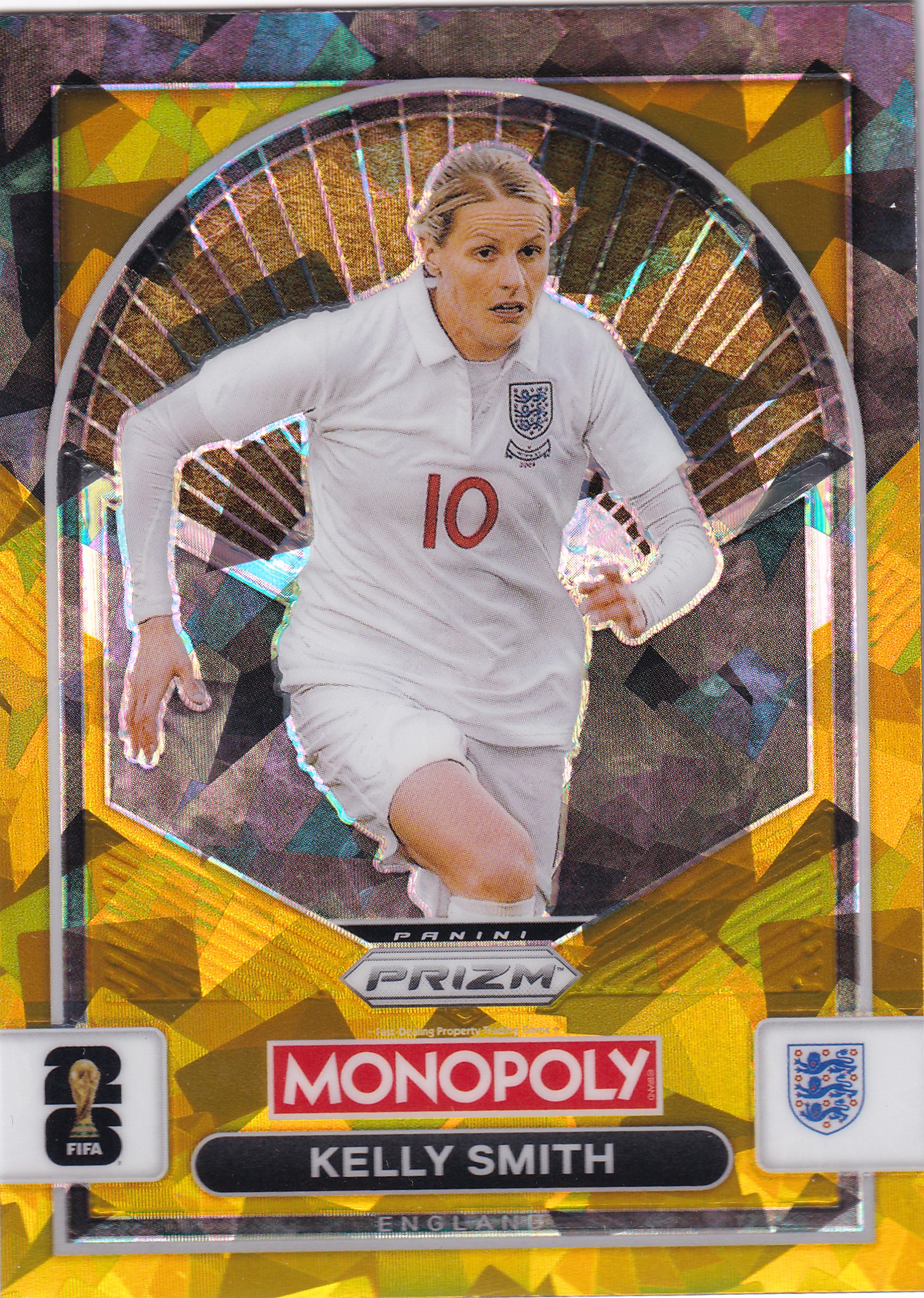 Kelly Smith Gold Cracked Ice Prizm