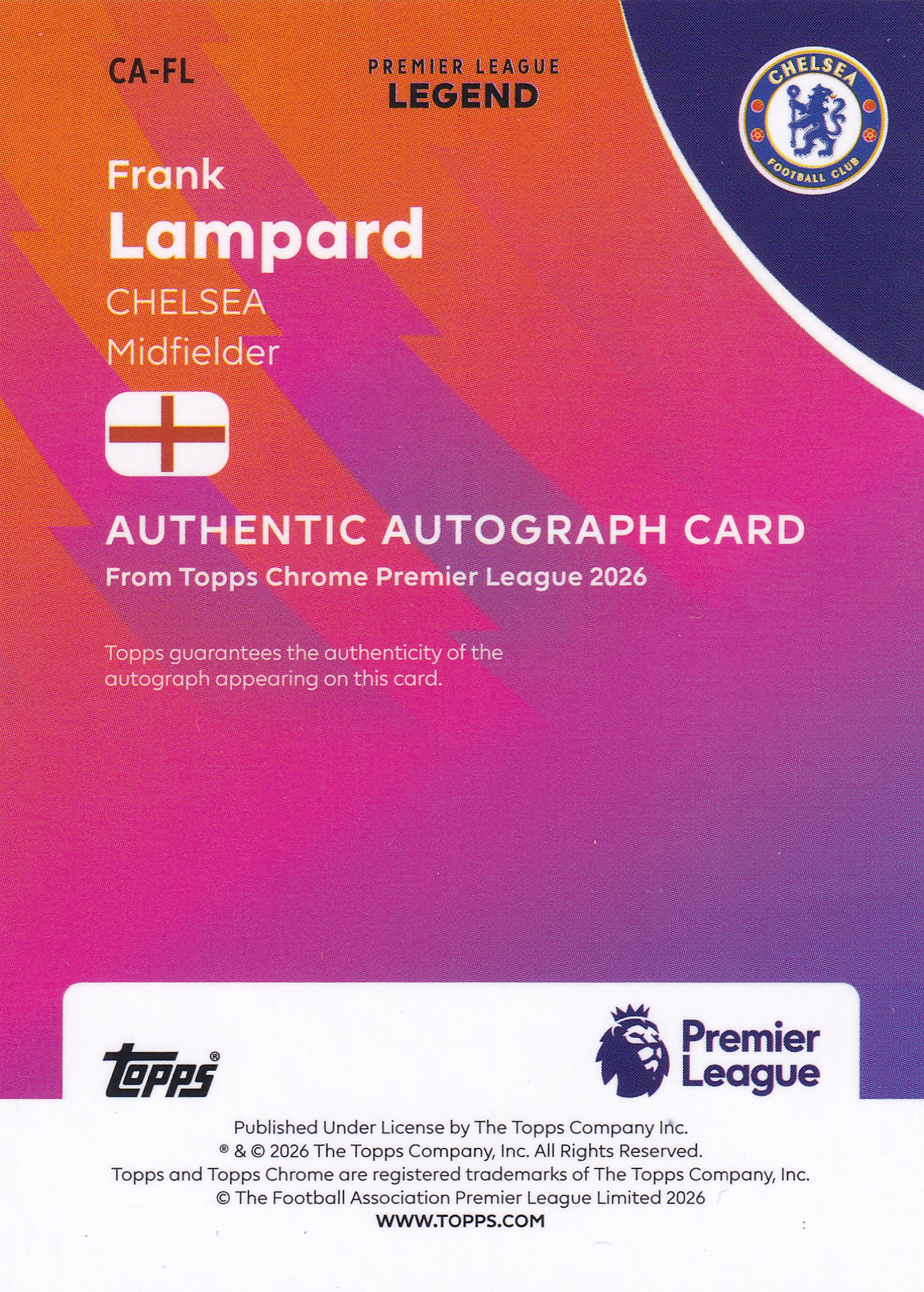 Frank Lampard Auto