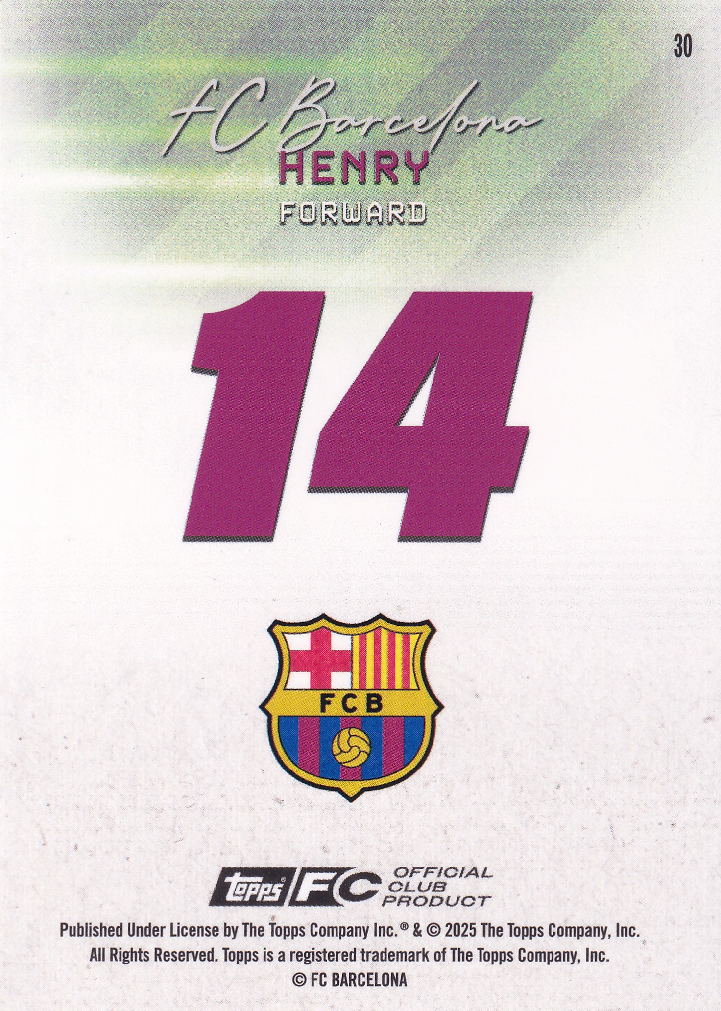 Thierry Henry /99
