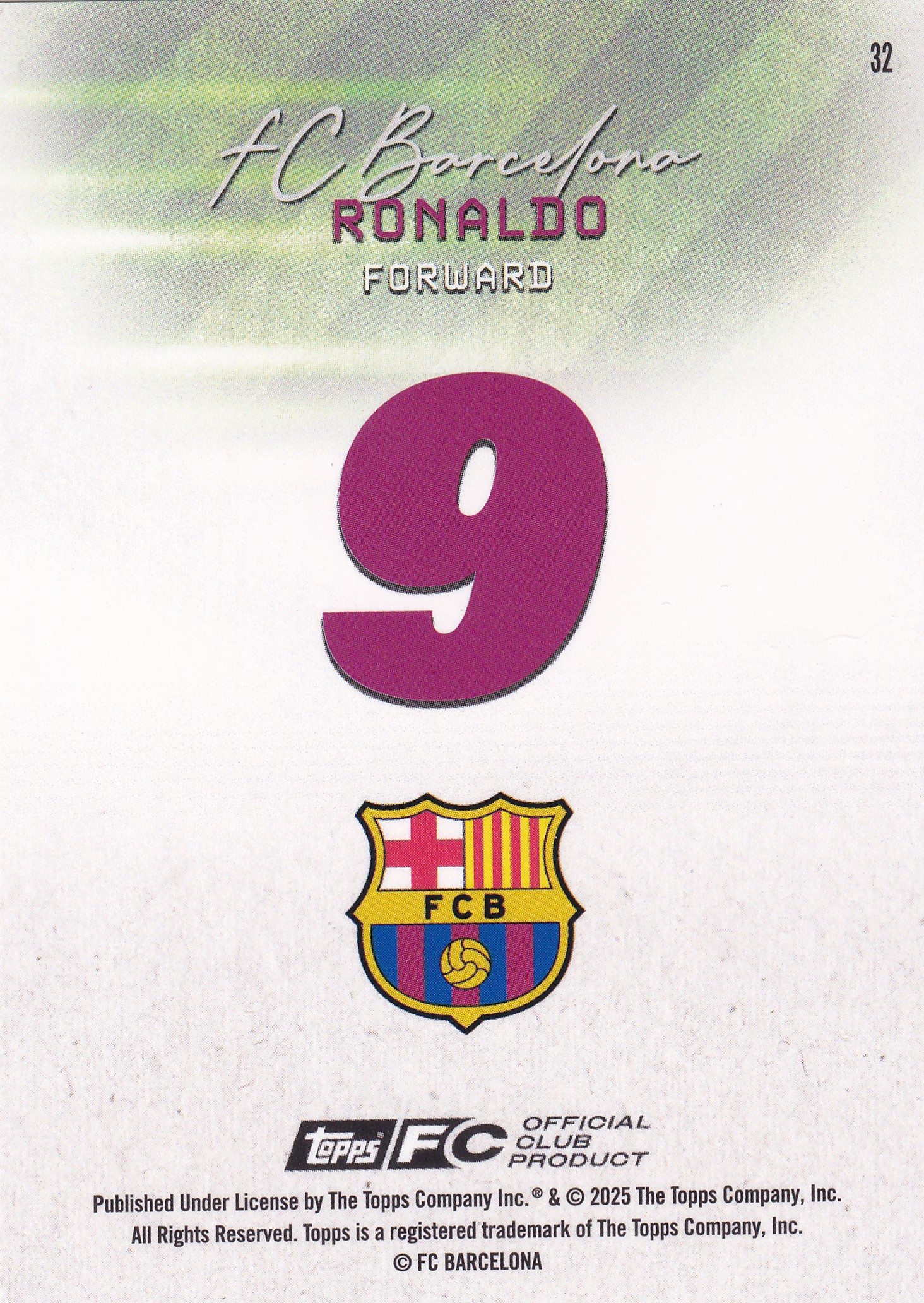 Ronaldo (R9) /250